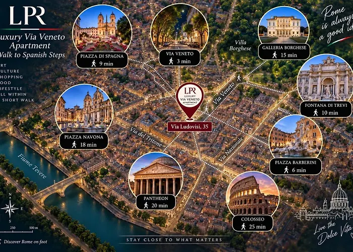 Luxury Via Veneto Walk To Spanish Steps Daire